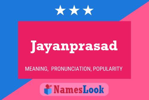 Jayanprasad Name Poster