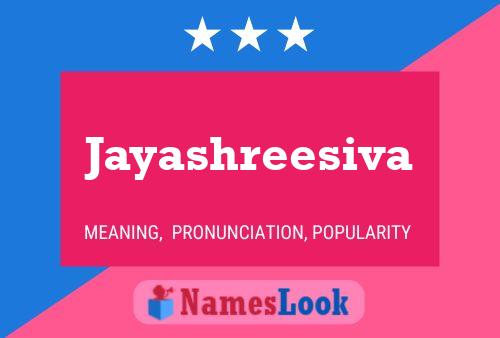 Jayashreesiva Name Poster