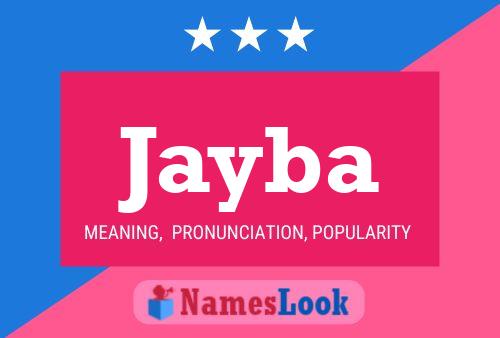 Jayba Name Poster