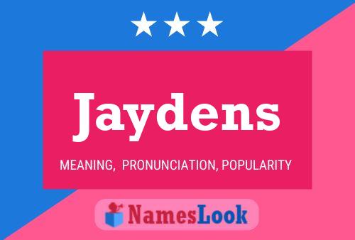 Jaydens Name Poster