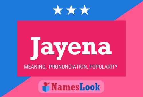 Jayena Name Poster