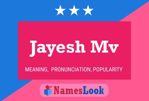 Jayesh Mv Name Poster