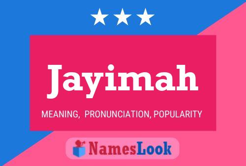 Jayimah Name Poster