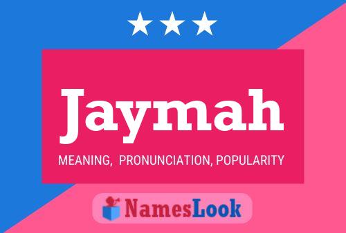 Jaymah Name Poster