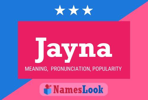 Jayna Name Poster