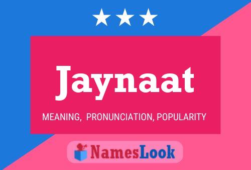 Jaynaat Name Poster