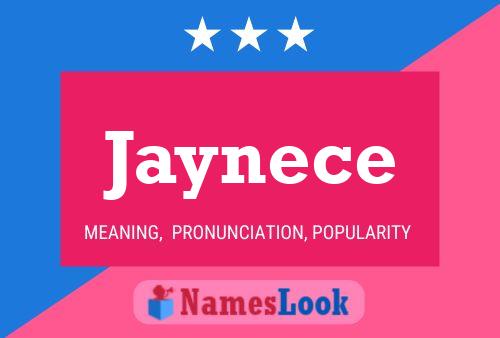 Jaynece Name Poster