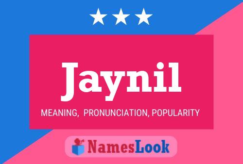 Jaynil Name Poster