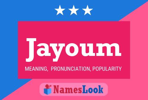 Jayoum Name Poster