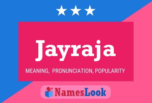 Jayraja Name Poster