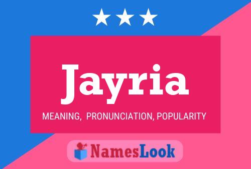 Jayria Name Poster