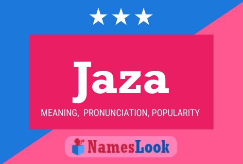 Jaza Name Poster