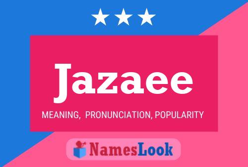 Jazaee Name Poster