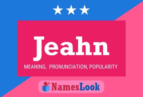 Jeahn Name Poster