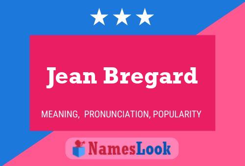 Jean Bregard Name Poster