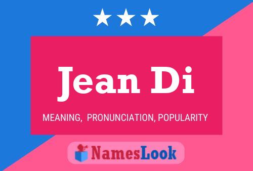 Jean Di Name Poster