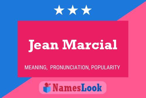 Jean Marcial Name Poster