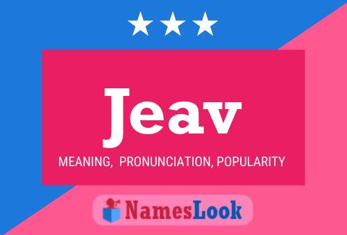 Jeav Name Poster