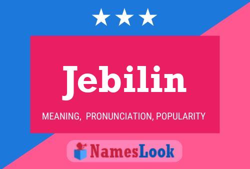 Jebilin Name Poster