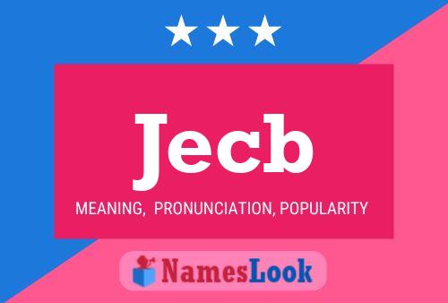 Jecb Name Poster