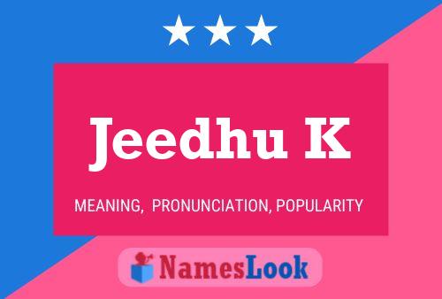 Jeedhu K Name Poster