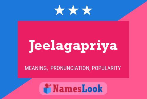 Jeelagapriya Name Poster