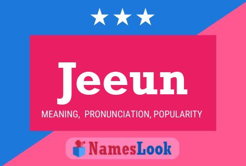 Jeeun Name Poster