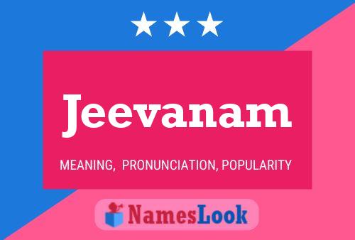 Jeevanam Name Poster