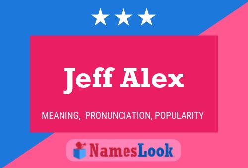 Jeff Alex Name Poster