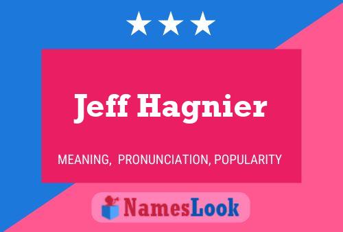 Jeff Hagnier Name Poster