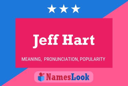 Jeff Hart Name Poster