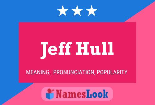 Jeff Hull Name Poster