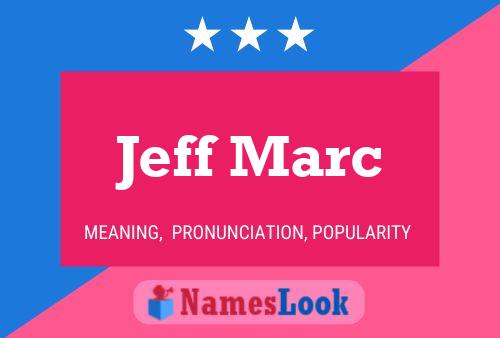 Jeff Marc Name Poster