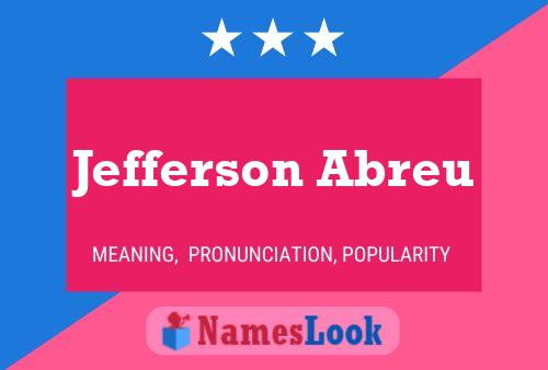 Jefferson Abreu Name Poster