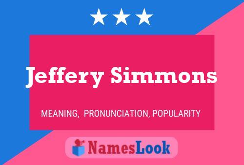 Jeffery Simmons Name Poster