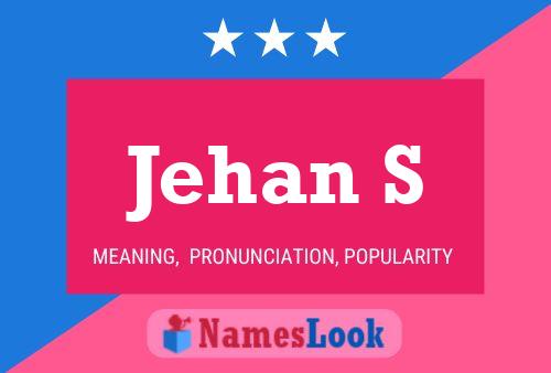 Jehan S Name Poster