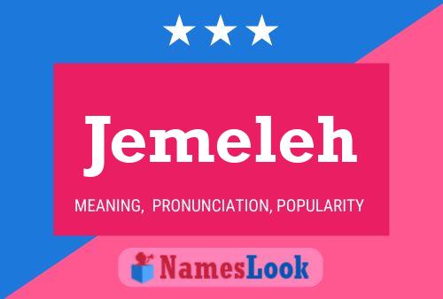 Jemeleh Name Poster