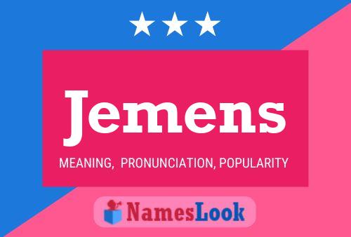 Jemens Name Poster