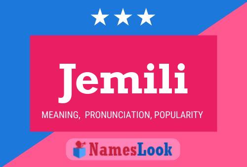 Jemili Name Poster