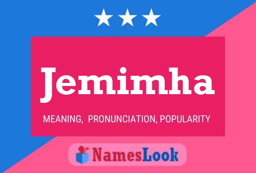 Jemimha Name Poster