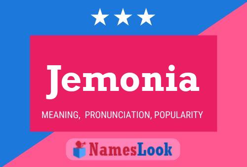 Jemonia Name Poster