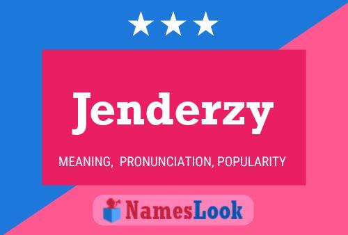 Jenderzy Name Poster