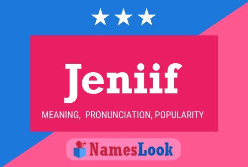 Jeniif Name Poster