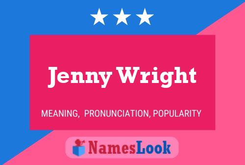 Jenny Wright Name Poster