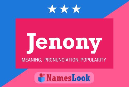 Jenony Name Poster