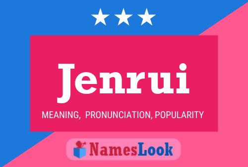 Jenrui Name Poster