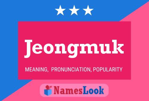 Jeongmuk Name Poster