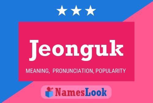 Jeonguk Name Poster