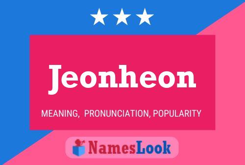 Jeonheon Name Poster