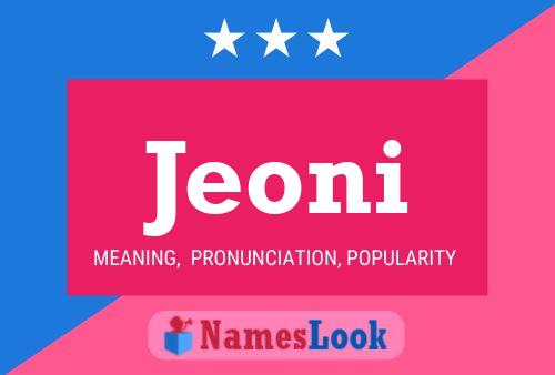 Jeoni Name Poster